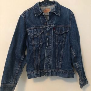 Distressed Levi Strauss Jean Jacket